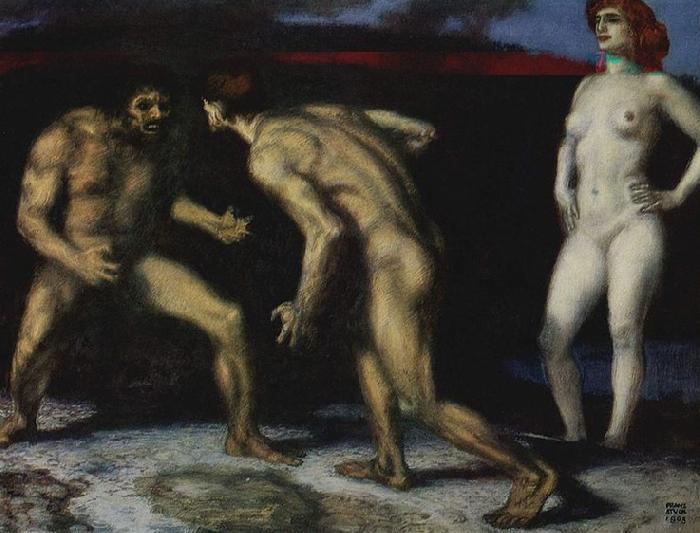 Franz von Stuck Der Kampf ums Weib